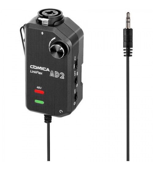 Comica LINKFLEX-AD2 Single-Channel Audio Mixer for Camera and Smartphone